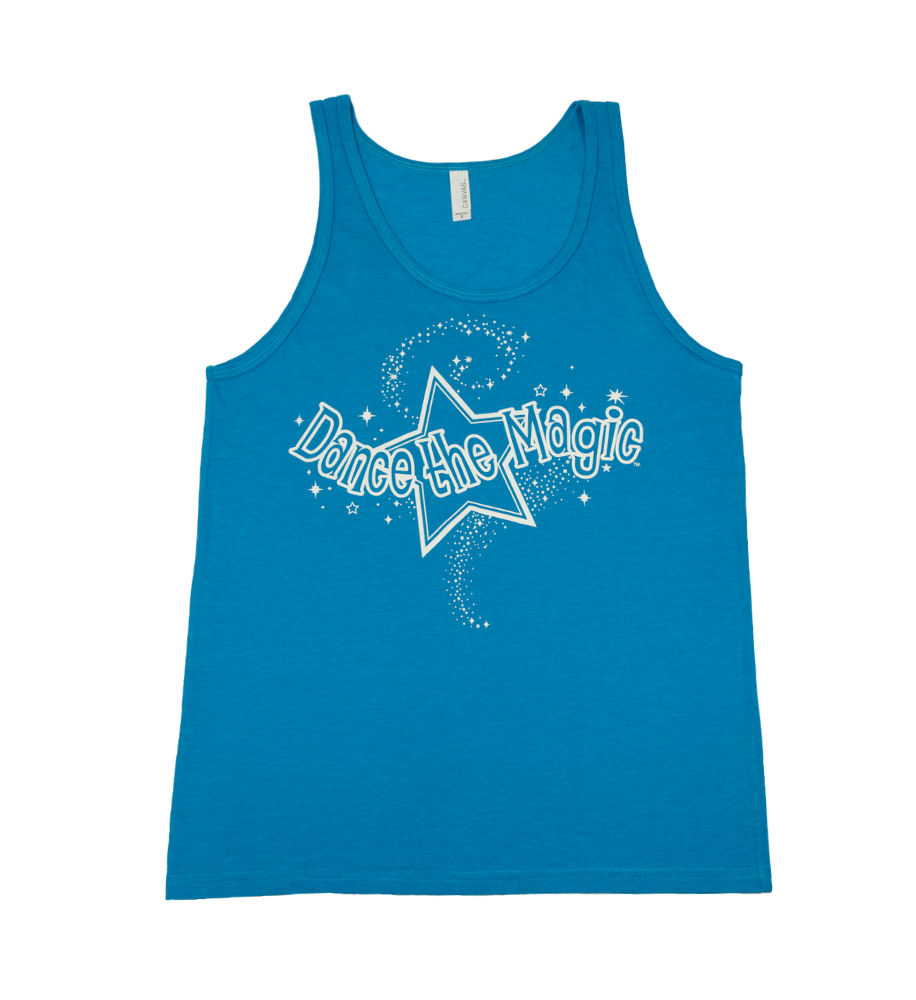 Dance the Magic Star Blue Tank for Adults
