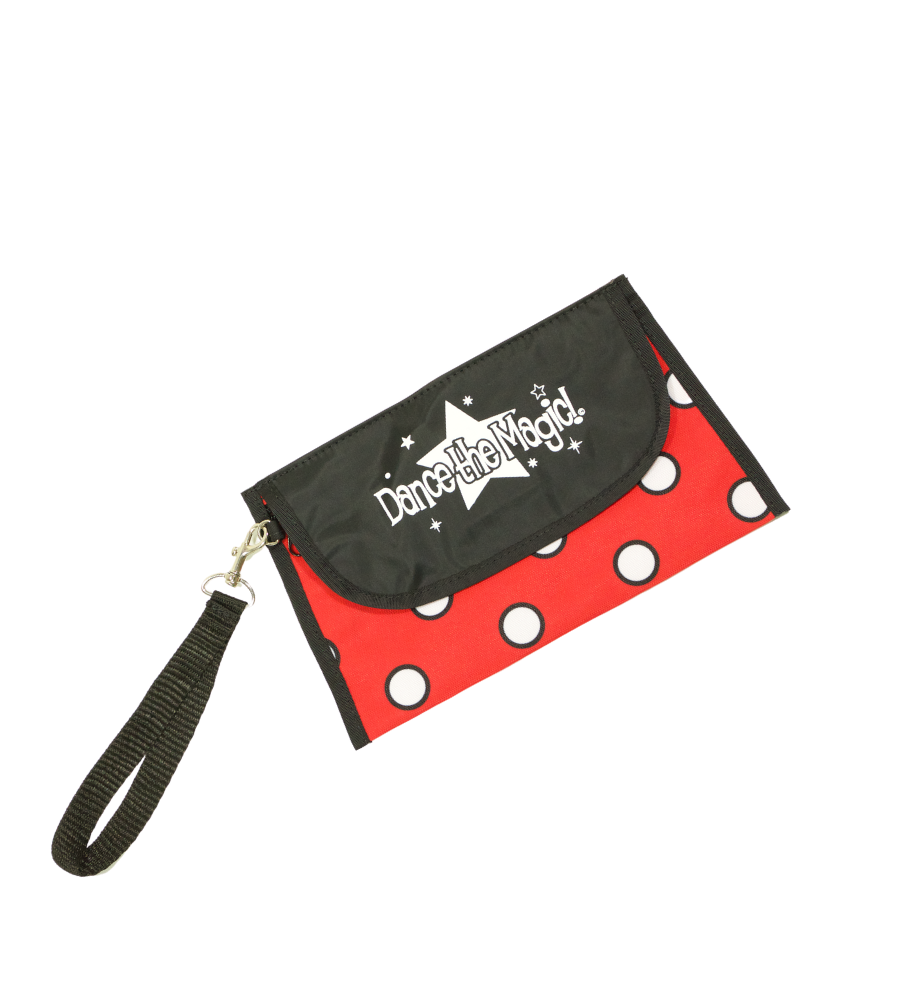 Dance the Magic Polka Dot Flap Wristlet