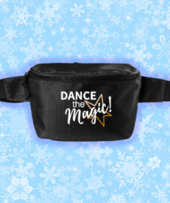 Crossbody Belt Bag with "Dance the Magic" Logo