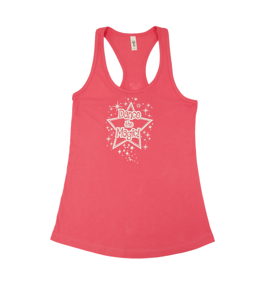 #DAZZLE Pink Racerback Tank for Women - Image 2