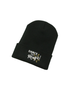 Black Beanie with Dance the Magic Logo