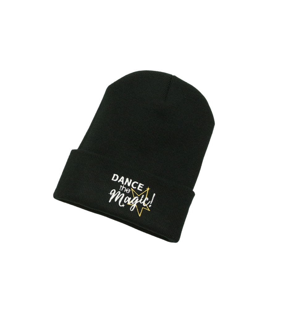 Black Beanie with Dance the Magic Logo