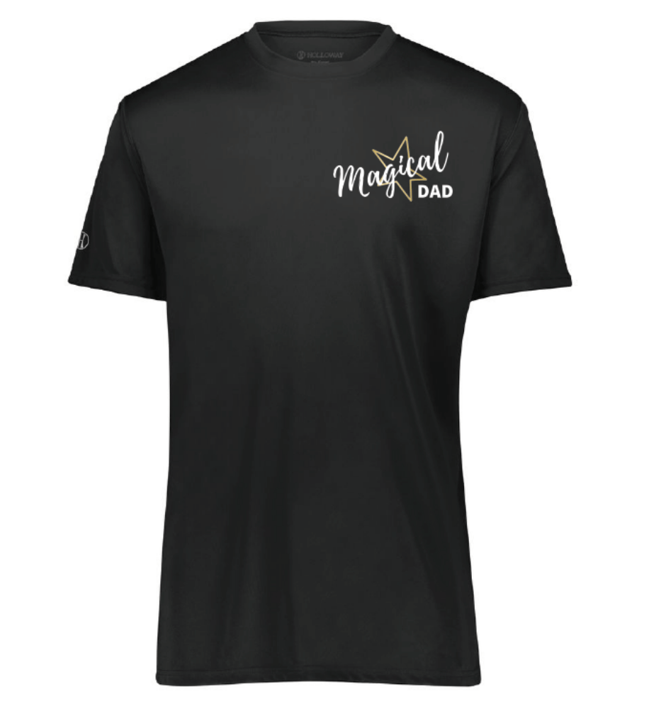 "Magical Dad" Black T-Shirt for Adults