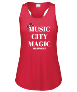 "Music City Magic" Red Tank for Women & Girls