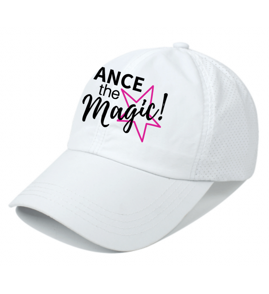 Cap for High Ponytails with "Dance the Magic logo - Image 2