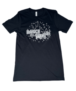 Dance the Magic Castle Black Scoop Neck Tee for Adults & Kids
