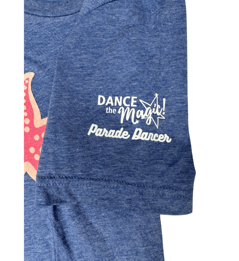 "Star of the Show" Blue T-Shirt for Kids & Adults - Image 2