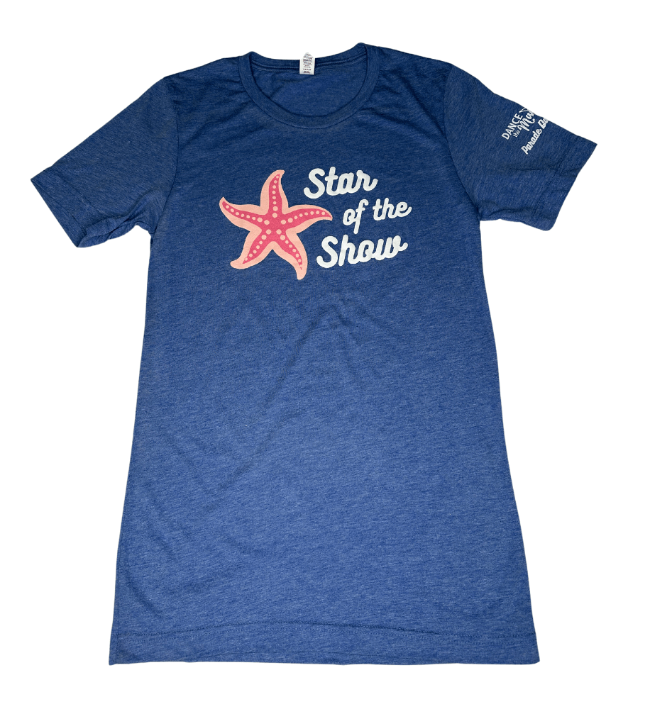 "Star of the Show" Blue T-Shirt for Kids & Adults